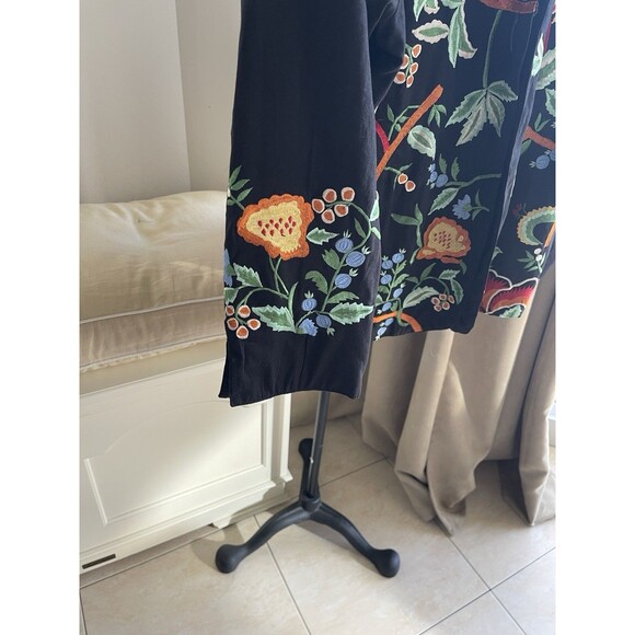 travelsmith Vintage Floral Embroidered Cotton jacket XL - Picture 5 of 10